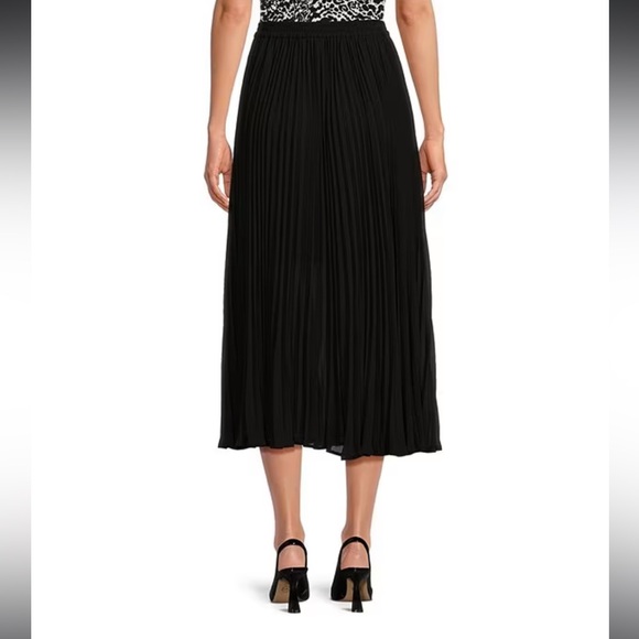 NWT Michael Michael Kors Pleated Midi Skirt Size M - Picture 1 of 4